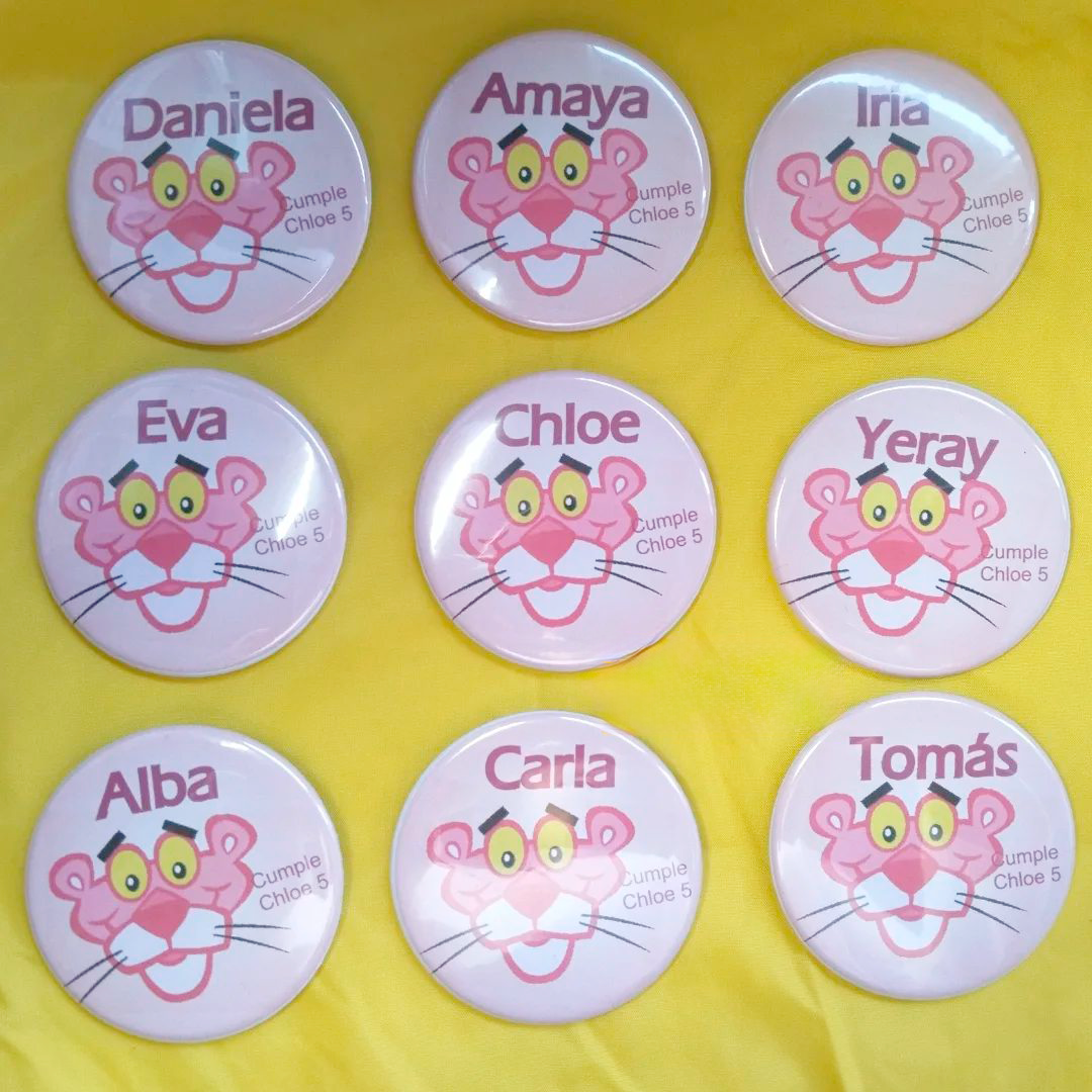 Chapas decoración VerOcio león animación y Deporte