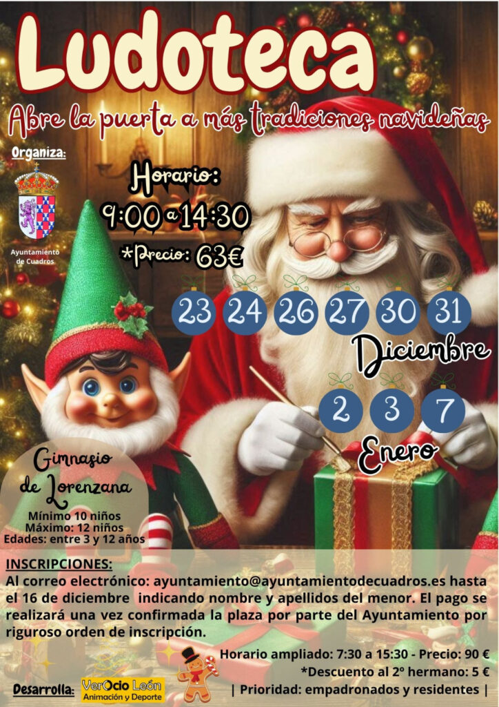 Magia de la Navidad en nuestras Ludotecas para Niños en León